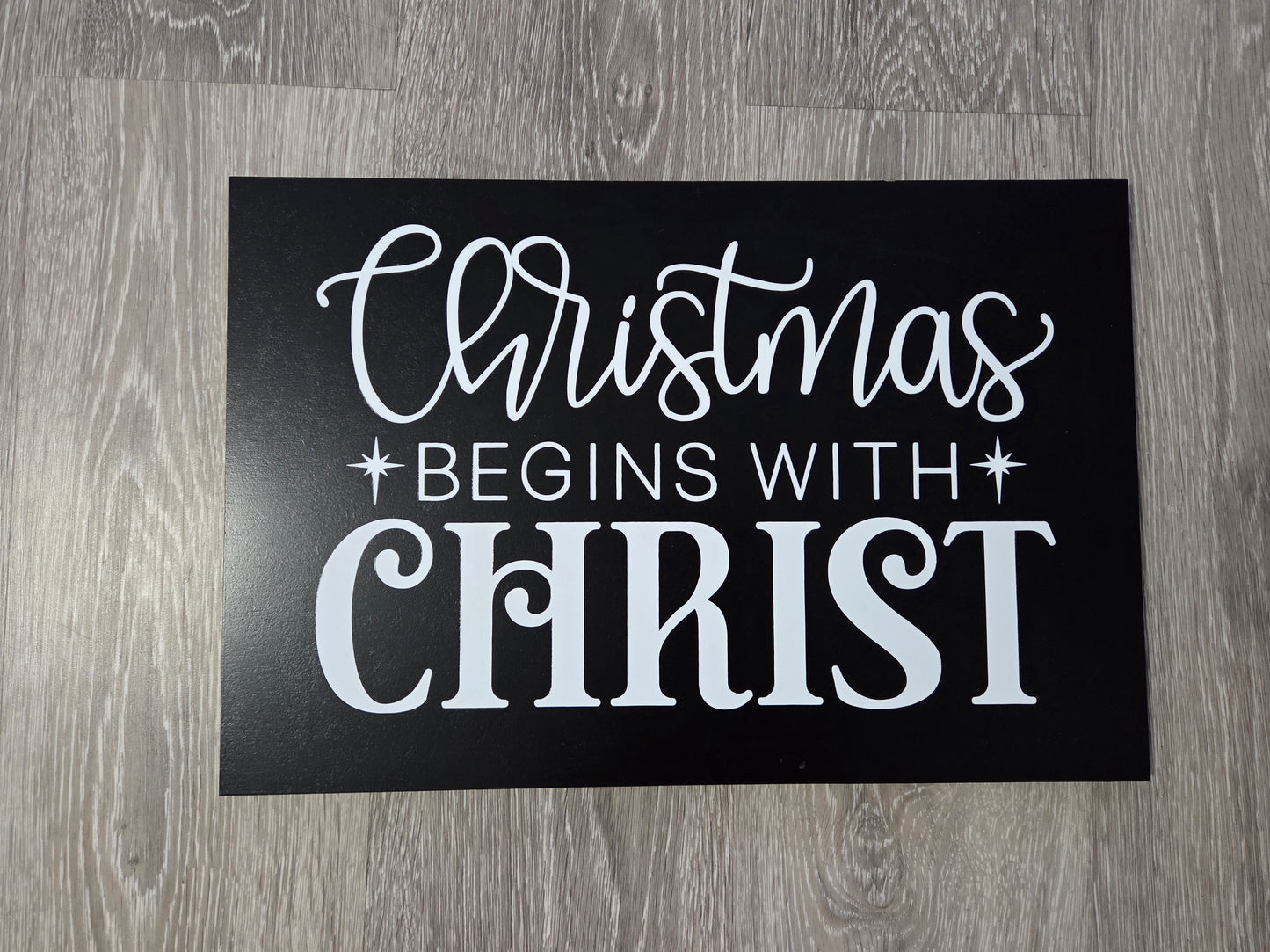 Christmas begins with Christ