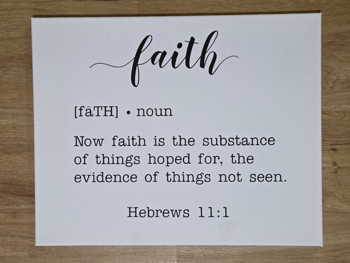 Faith - Canvas