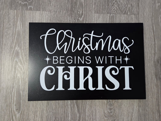 Christmas begins with Christ